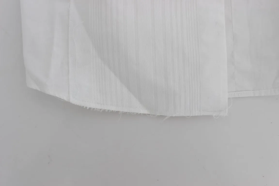 White Cotton Slim Fit GOLD Shirt