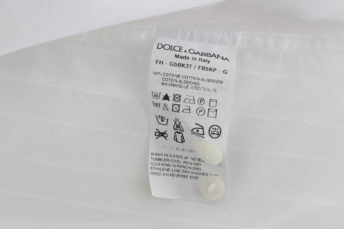 White GOLD Slim Fit Tuxedo Dress Shirt