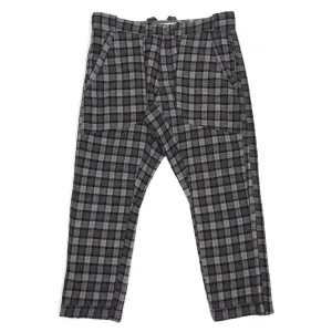 White Mountaineering AW2011 Grey Check Trousers Size 4