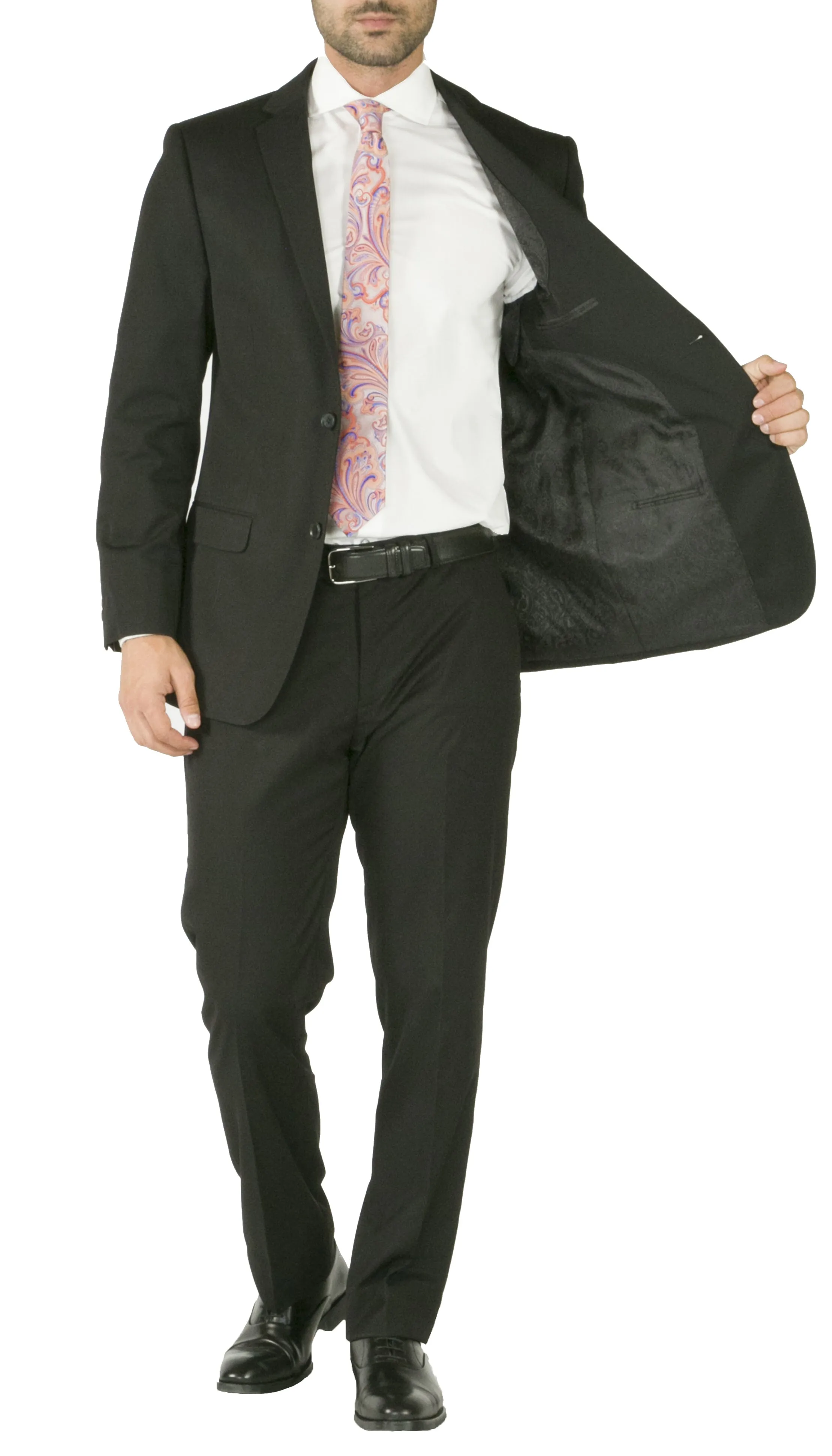 Windsor Black Slim Fit 2pc Suit