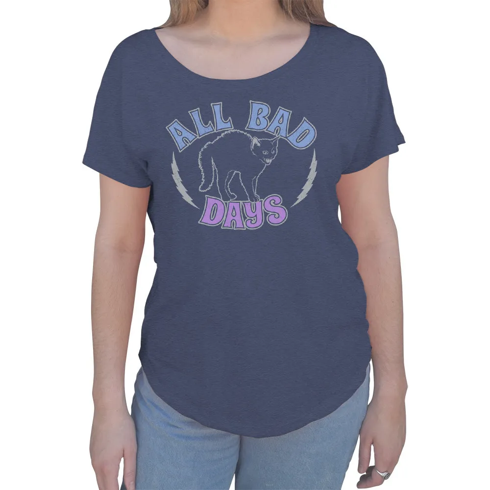 Women's All Bad Days Scoop Neck T-Shirt