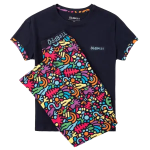 Womens Long Pyjamas - Jurassic - Trousers & T-Shirt