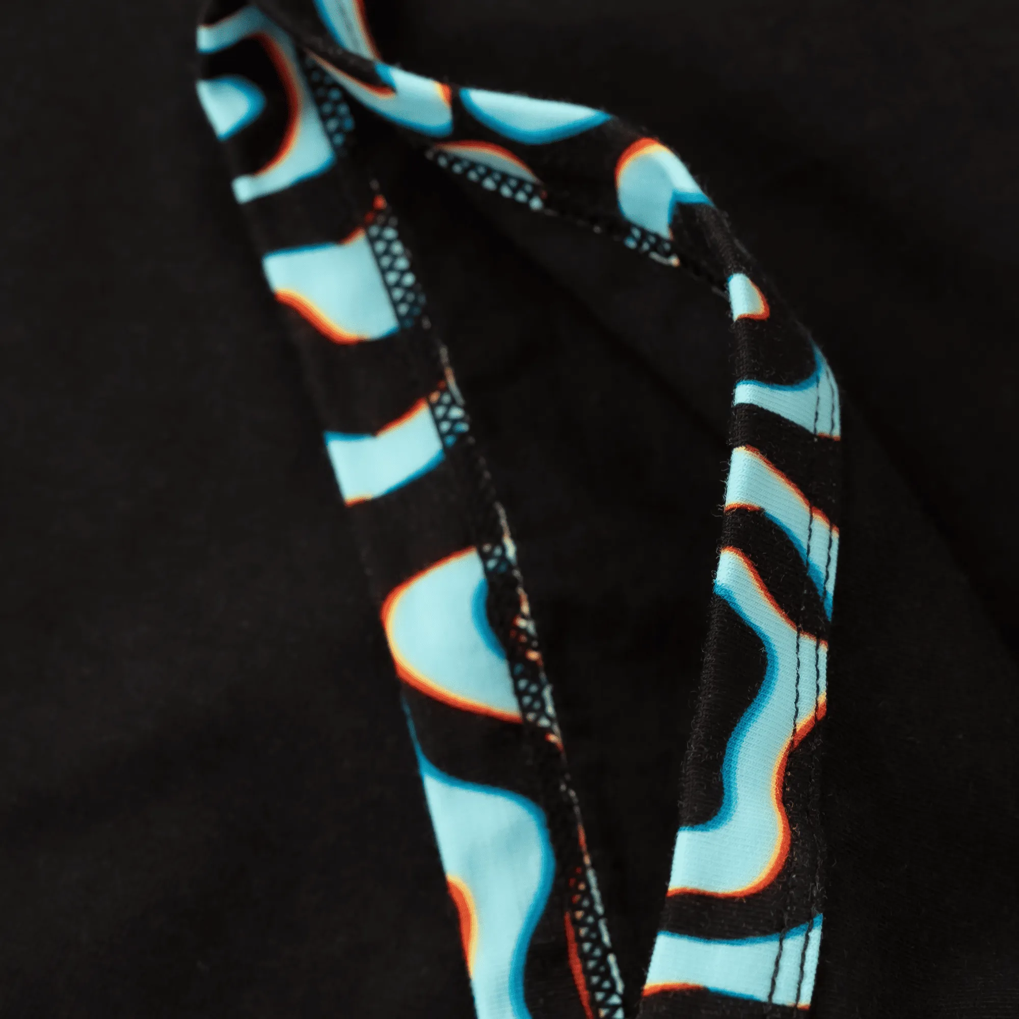 Womens Long Pyjamas - Neon Lava - Trousers & T-Shirt