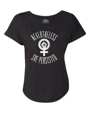 Women's Nevertheless She Persisted Scoop Neck T-Shirt