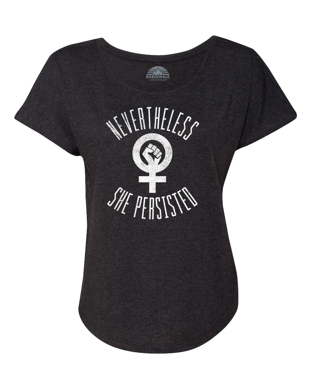 Women's Nevertheless She Persisted Scoop Neck T-Shirt