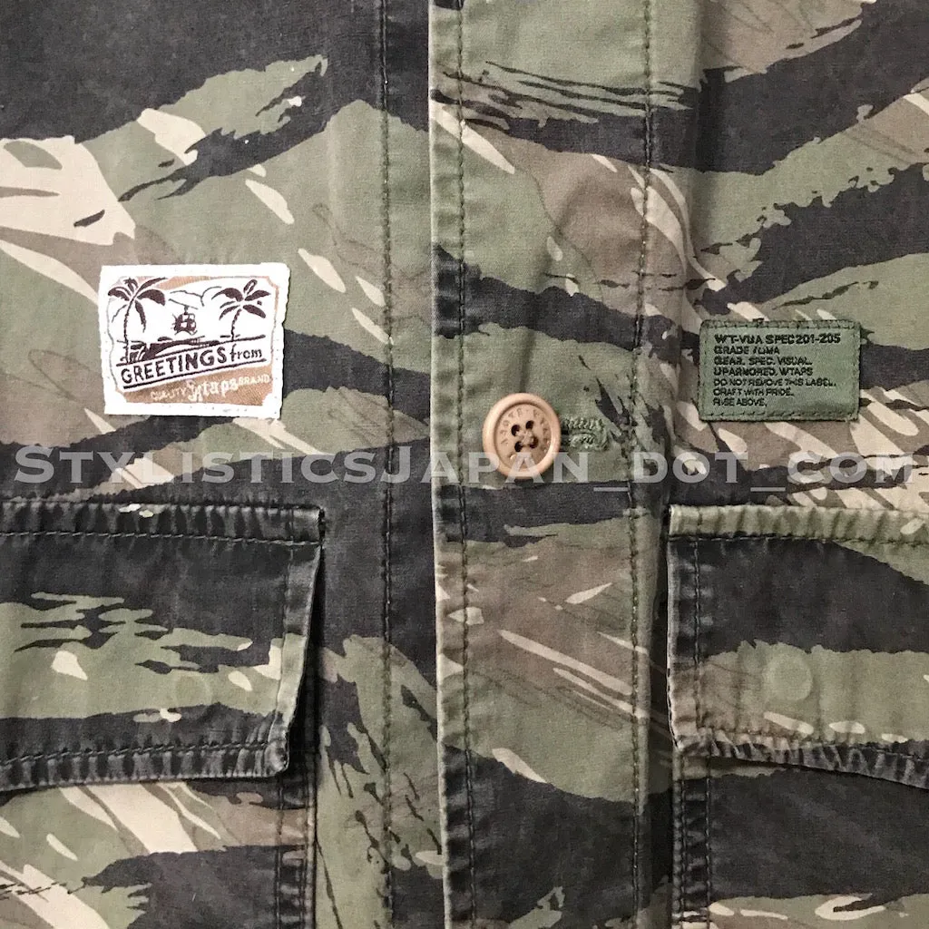 WTaps Extreme Prejudice Tiger Camo Jungle L/S Shirt L