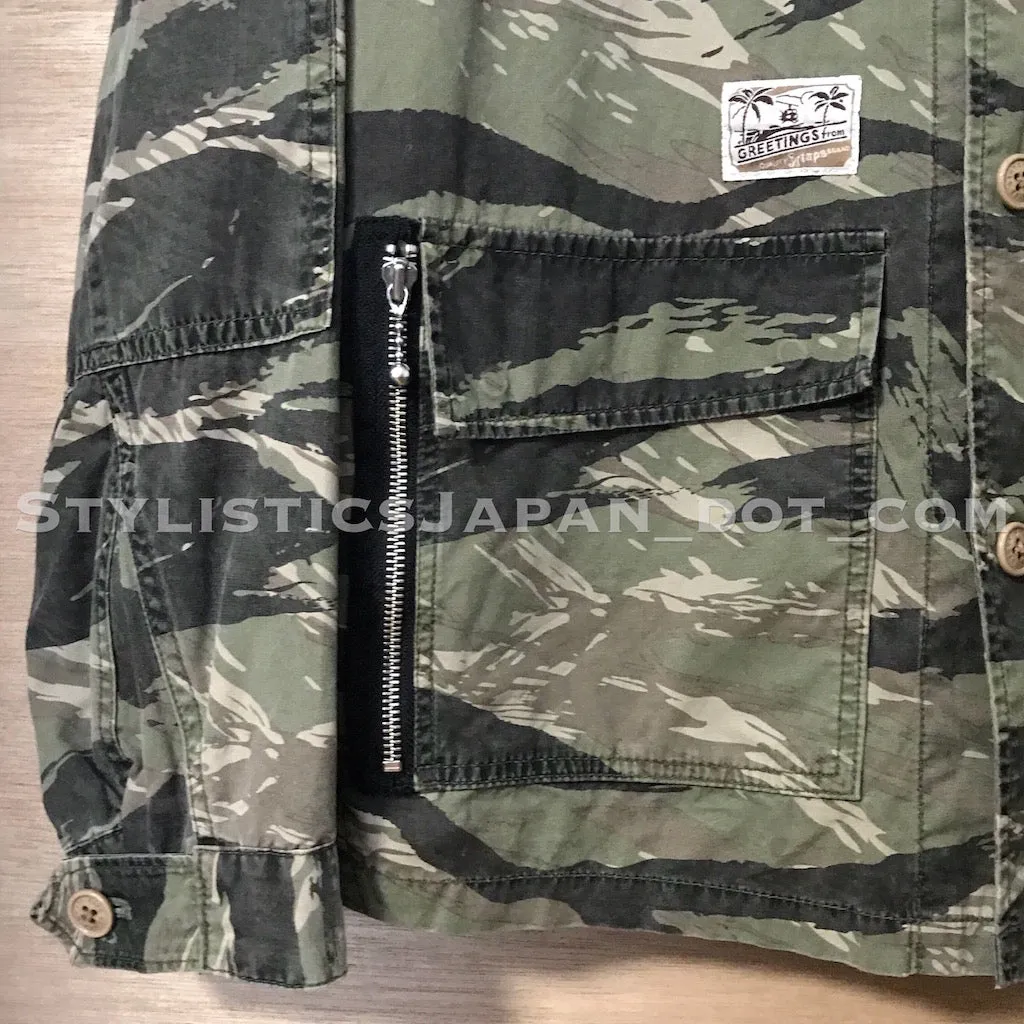 WTaps Extreme Prejudice Tiger Camo Jungle L/S Shirt L