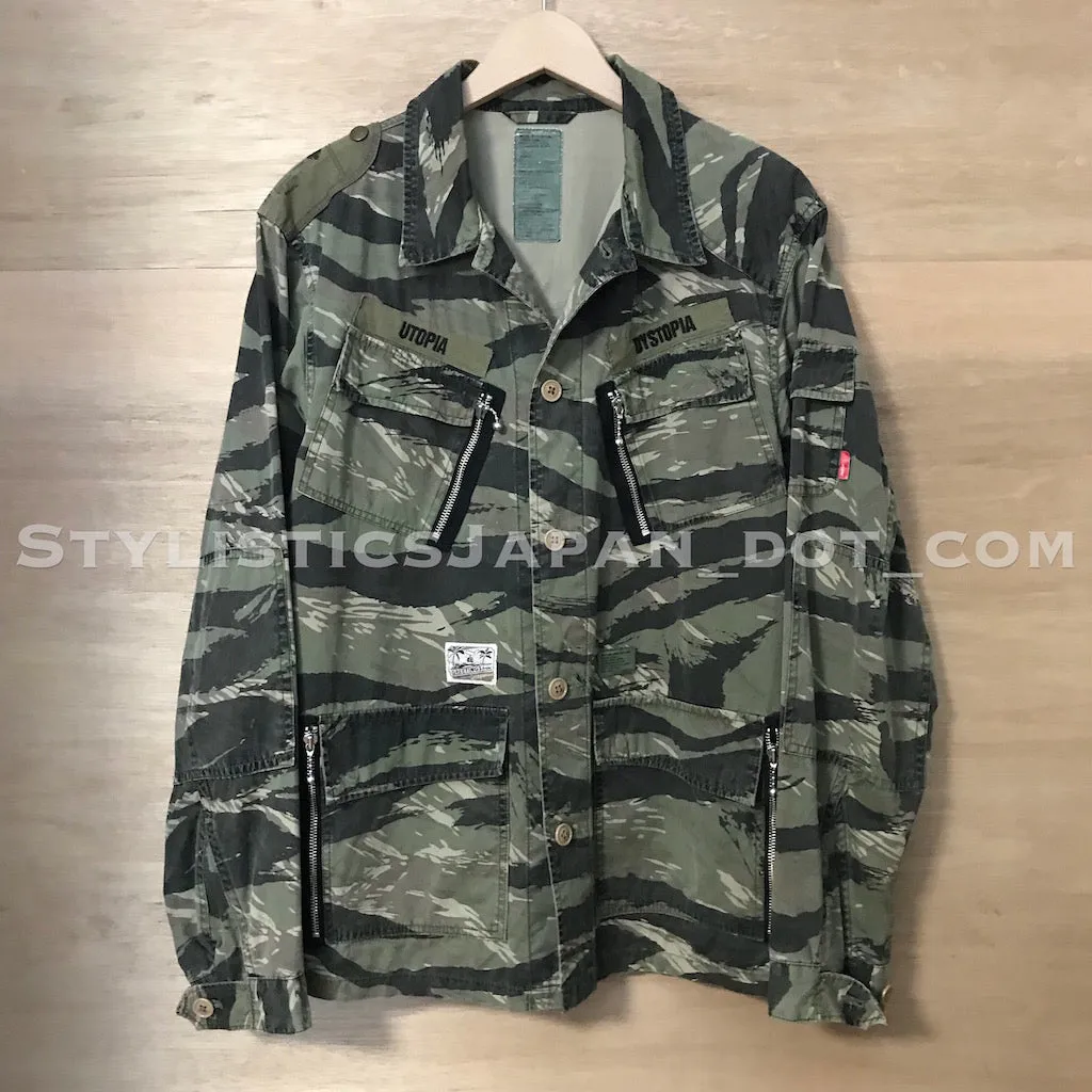 WTaps Extreme Prejudice Tiger Camo Jungle L/S Shirt L