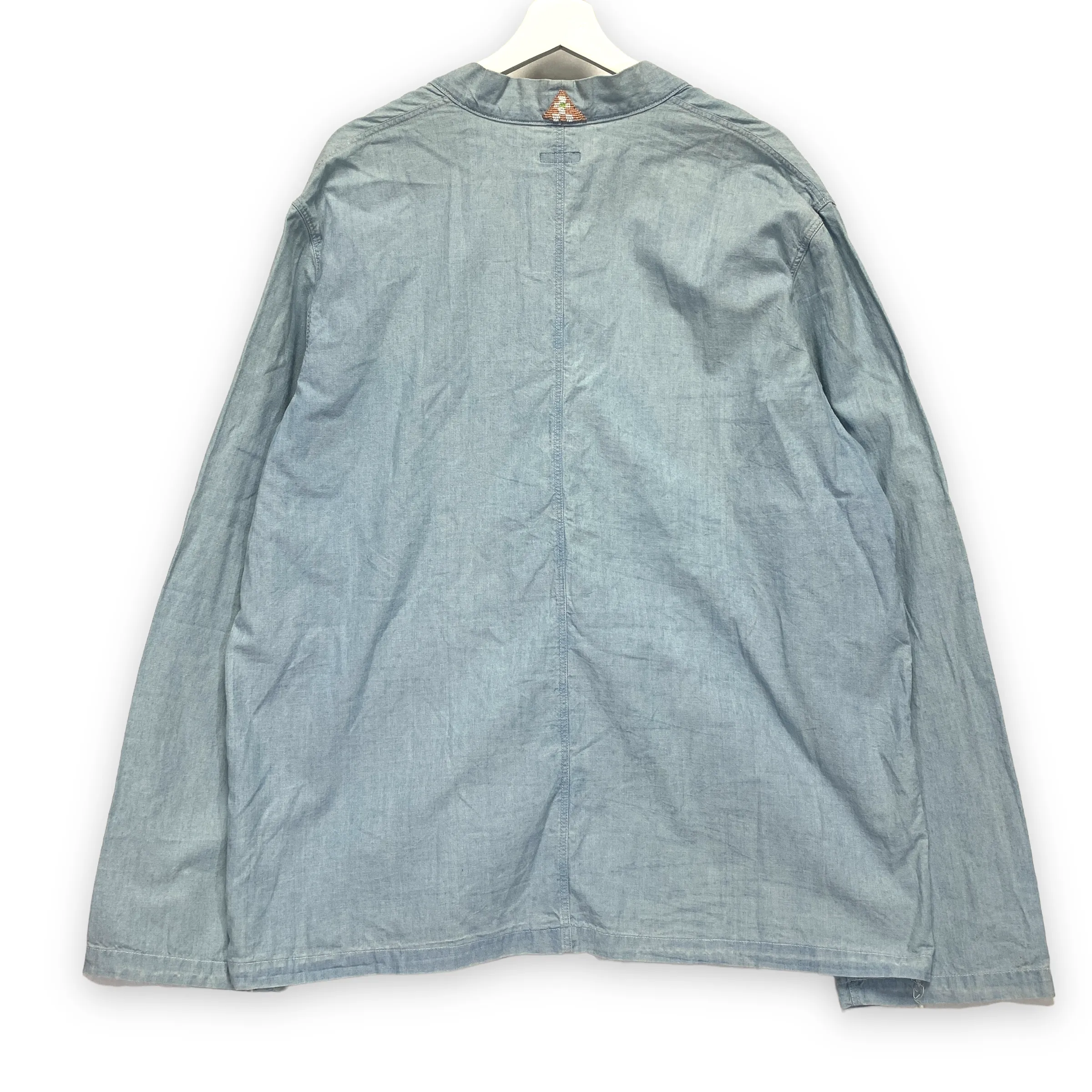 [XL] Kapital Kakashi Beaded Indigo Shirt Jacket